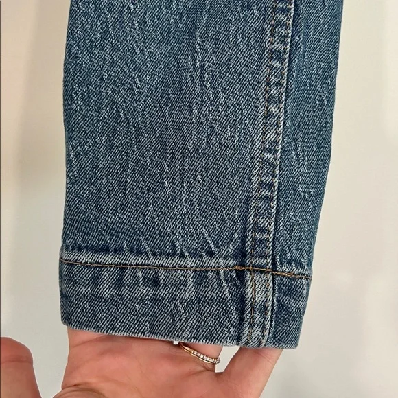 J. Crew Louisa Lady Denim Crop Jacket Size 8 - Picture 6 of 13